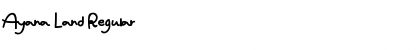Ayana Land Regular Font