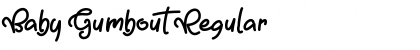 Baby Gumbout Regular Font