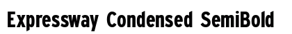 Expressway Condensed SemiBold Preview