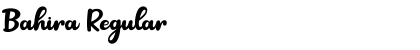 Download Bahira Font Download Bahira Font