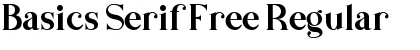 Basics Serif Free Regular Font