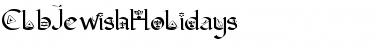 Clb:JewishHolidays Normal Font