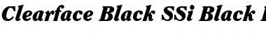 Download Clearface Black SSi Font