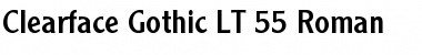 ClearfaceGothic LT Roman Regular Font