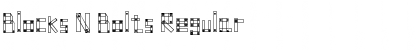 Blocks N Bolts Regular Font