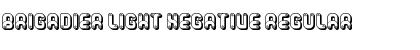 Download Brigadier Light Negative Font
