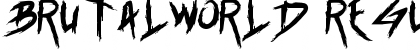 Download Brutalworld Font