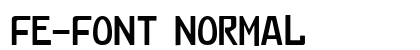 FE-Font Normal preview
