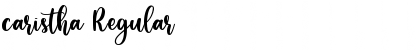 Download caristha Font Download caristha Font