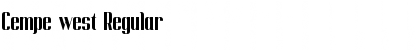 Download Cempe west Font Download Cempe west Font