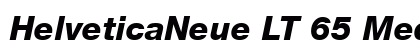 HelveticaNeue LT 65 Medium Bold Italic Preview