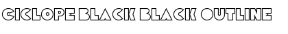 Download Ciclope Black Font