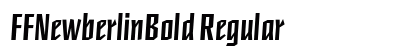 FFNewberlinBold Regular preview