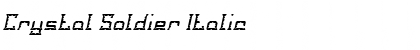 Download Crystal Soldier Font