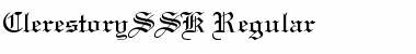 ClerestorySSK Regular Font