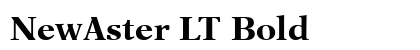 NewAster LT Bold preview