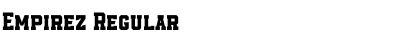 Empirez Regular Font