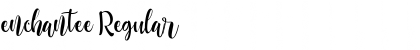 enchantee Regular Font