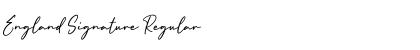 Download England Signature Font Download England Signature Font