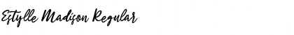 Estylle Madison Regular Font