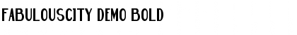 Fabulouscity Demo Bold Font