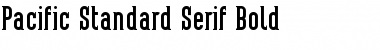 Pacific Standard Serif Bold Font