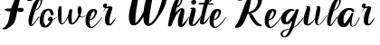 Flower White Regular Font