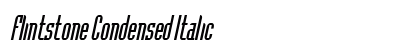 Flintstone Condensed Italic preview