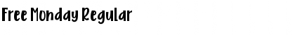 Free Monday Regular Font Free Monday Regular Font