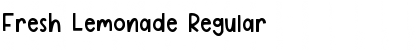 Fresh Lemonade Regular Font