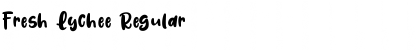 Fresh Lychee Regular Font
