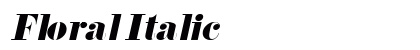 Floral Italic preview