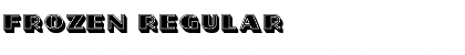 Frozen Regular Font