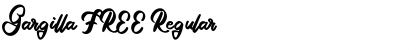 Gargilla FREE Regular Font