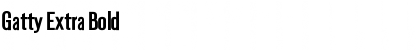 Gatty Extra Bold Font