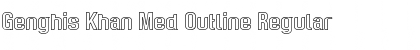 Download Genghis Khan Med Outline Font Download Genghis Khan Med Outline Font