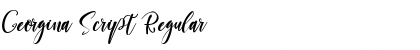 Download Georgina Script Font