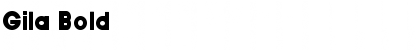 Gila Bold Font