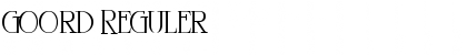 Download goord Font Download goord Font