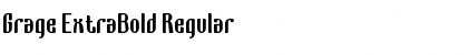Download Grage ExtraBold Font Download Grage ExtraBold Font