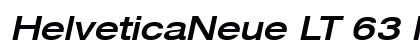 HelveticaNeue LT 63 MdEx Oblique preview