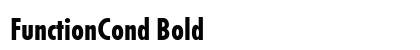 FunctionCond Bold preview