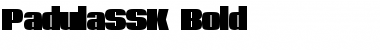 PadulaSSK Bold Font