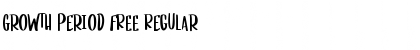Download Growth Period FREE Font