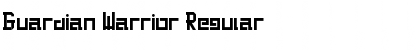 Guardian Warrior Regular Font