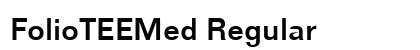 FolioTEEMed Regular preview