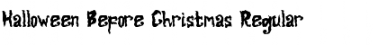 Download Halloween Before Christmas Font Download Halloween Before Christmas Font