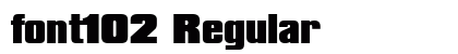 font102 Regular preview