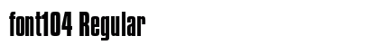 font104 Regular preview