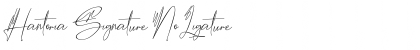 Download Hantoria Signature Font